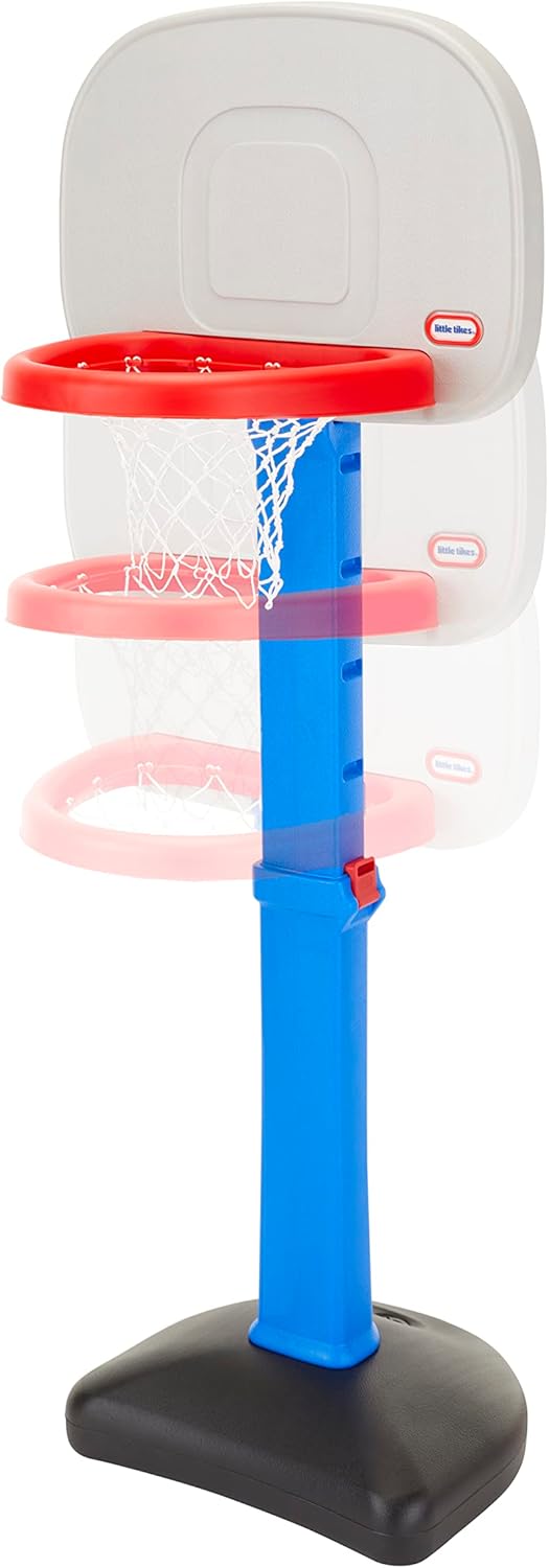 Little Tikes Easy Score Basketball Set – Adjustable Height with 3 Balls