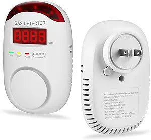 WA886 Natural Gas Detector + H-212 Carbon Monoxide Detector (3-Pack) 🚨🔋