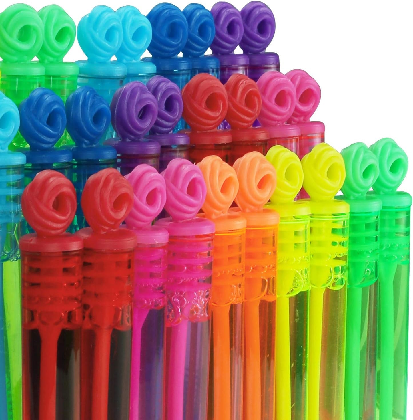 32-Piece Mini Bubble Wands – 8 Colors Party Favors & Gifts for Kids