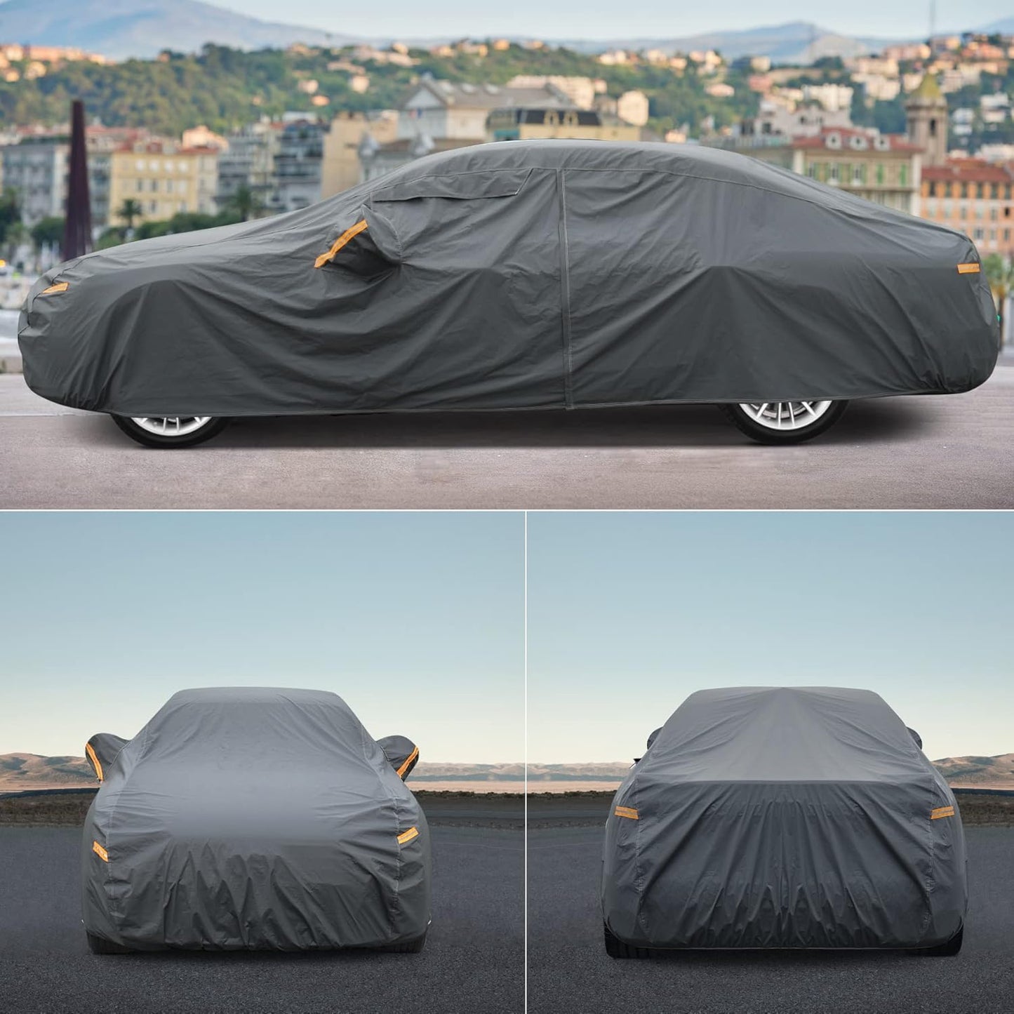 16-Layer Waterproof All-Weather Car Cover – Universal Fit for Coupes & Sedans