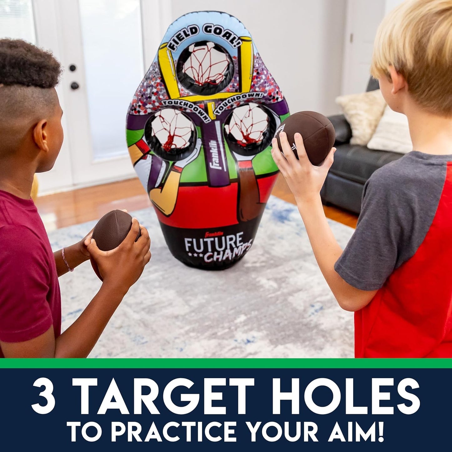 Franklin Sports Inflatable Target Toss Game – Fun & Portable Throwing Game for Kids 🎯