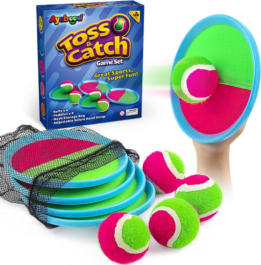 Ayeboovi Toss & Catch Ball Set – Outdoor Beach & Yard Game for Kids