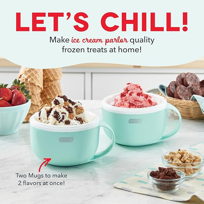 DASH My Mug Ice Cream Maker – Personal Frozen Treats Made Easy! 🍦