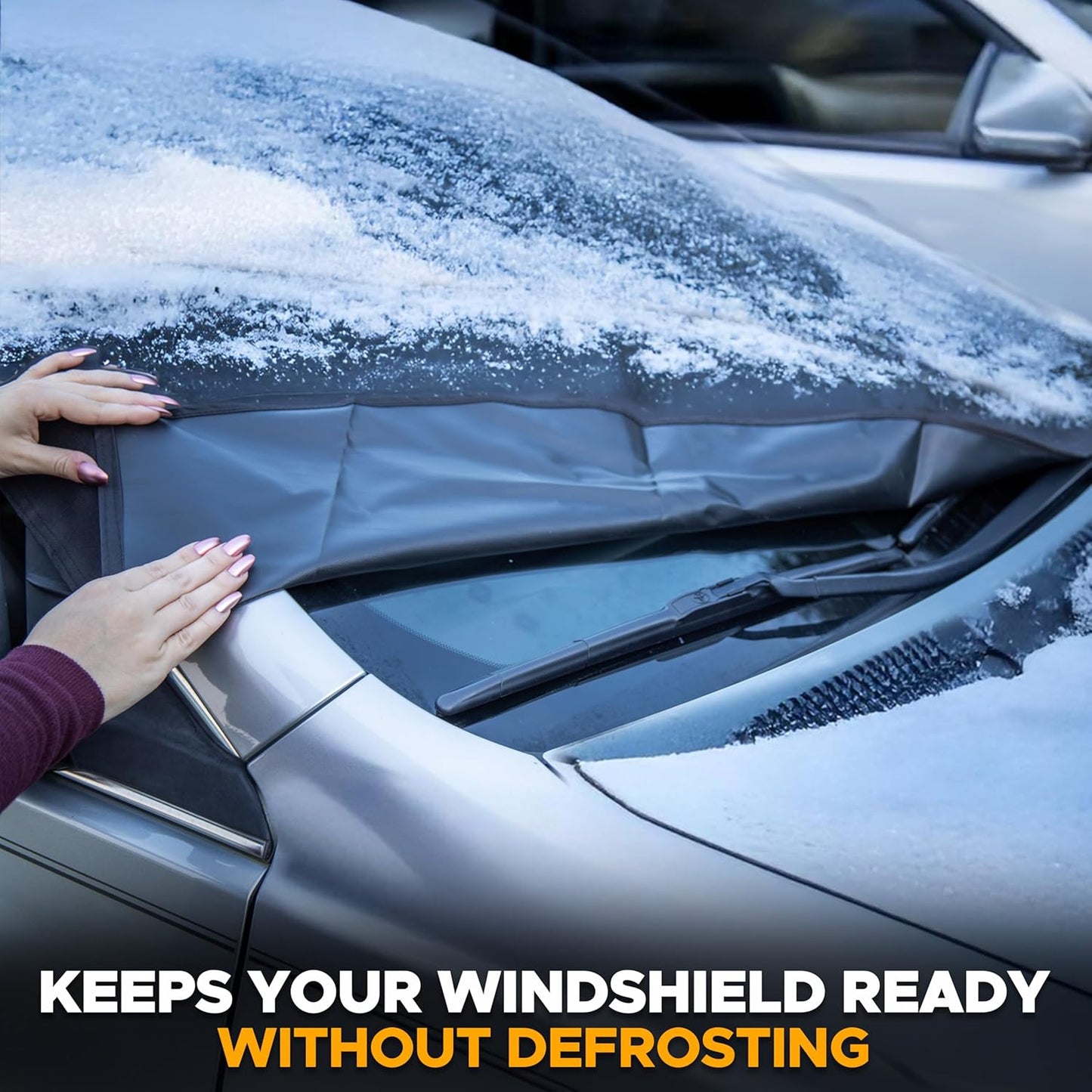 EcoNour Windshield Cover for Ice & Snow – Ultimate Winter Protection for Your Car ❄️🚗