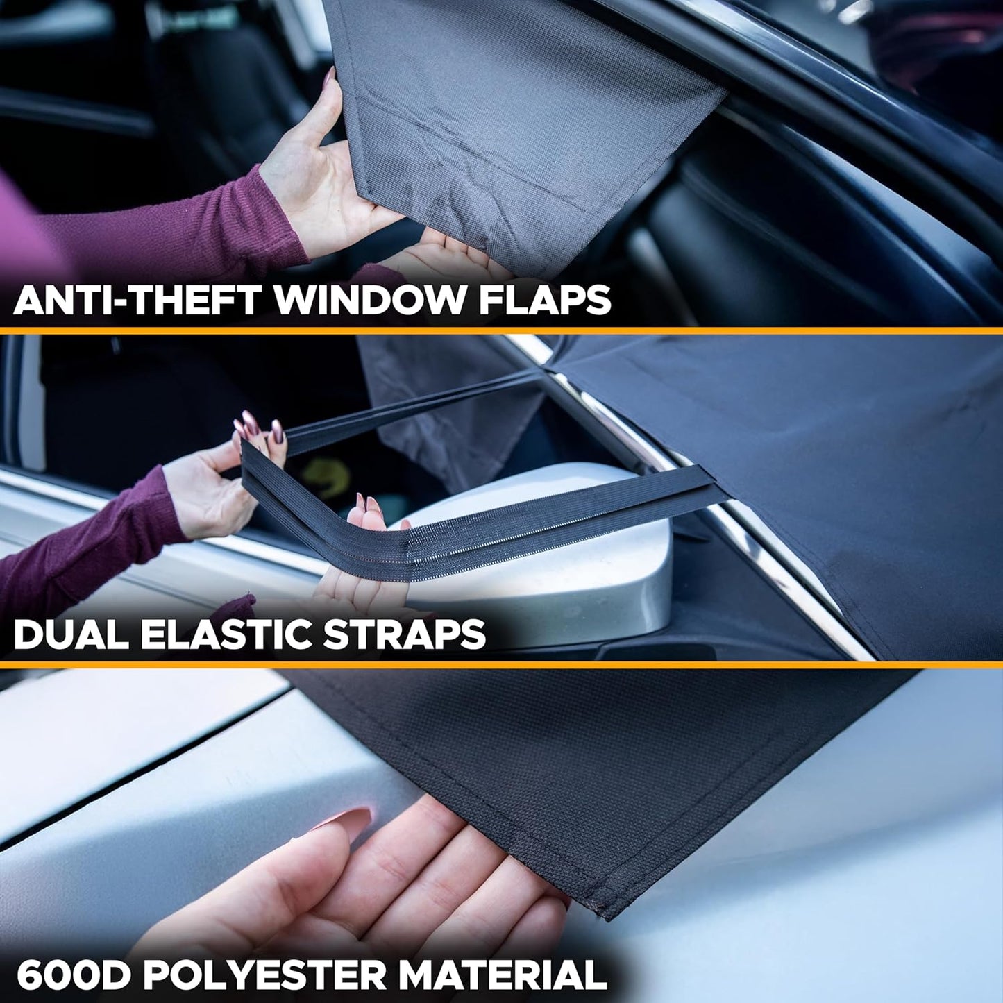 EcoNour Windshield Cover for Ice & Snow – Ultimate Winter Protection for Your Car ❄️🚗