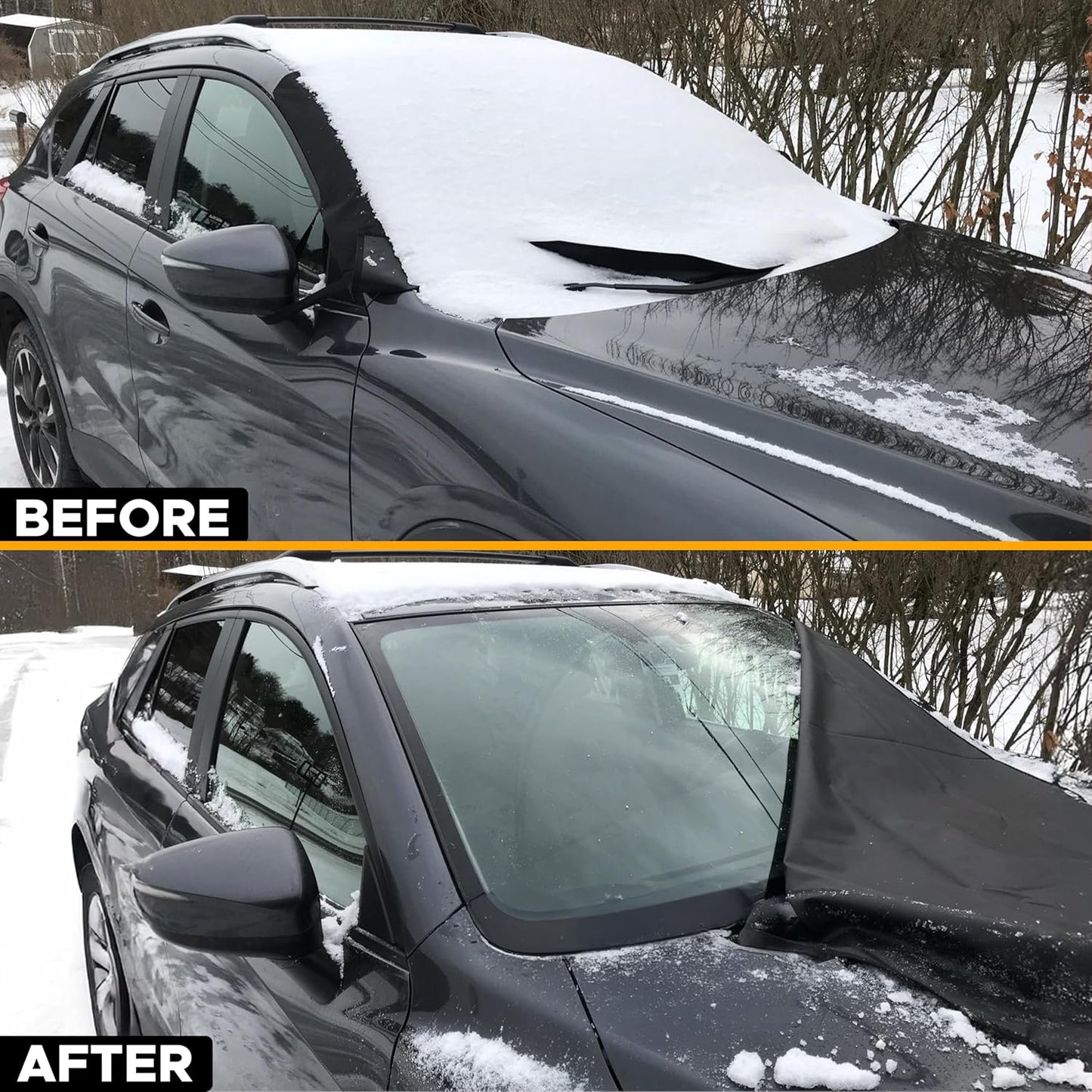 EcoNour Windshield Cover for Ice & Snow – Ultimate Winter Protection for Your Car ❄️🚗